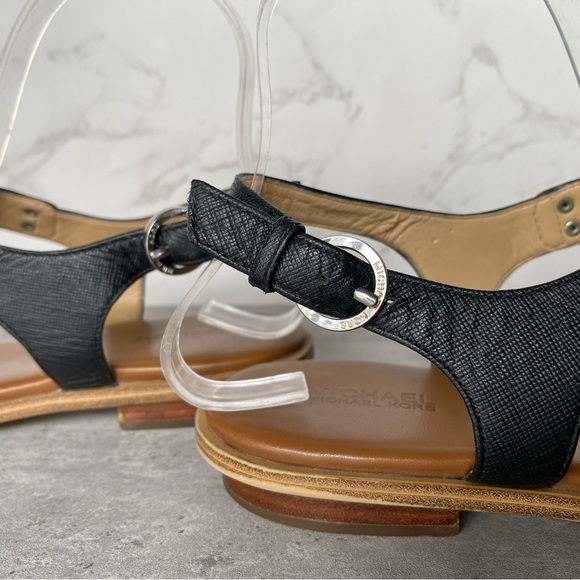 Michael Kors Plate Thong Black Sandals Women’s 7 - Picture 10 of 13